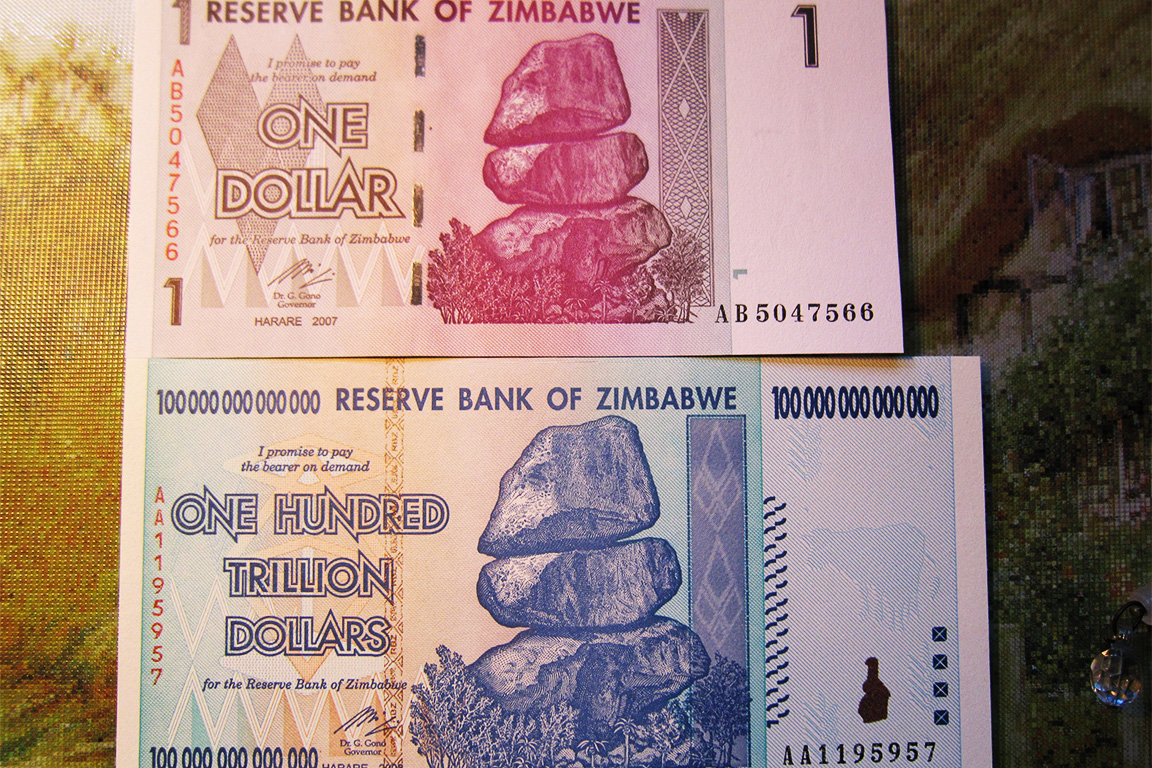 Zimbabwe Z$100 Trillion Dollar